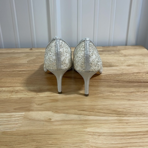 Nina Nikki YM Silver Mesh Size 8.5 - Picture 3 of 5